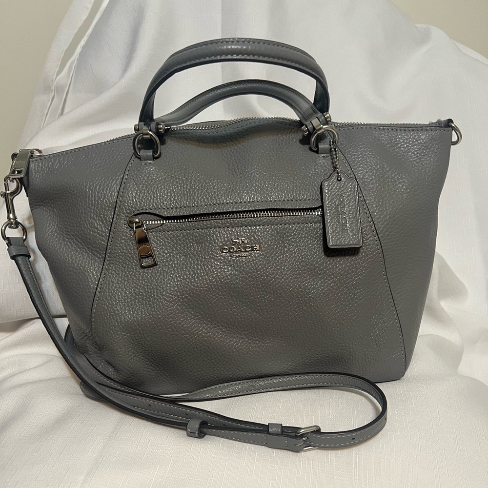 Coach Prairie Pebble Leather Satchel